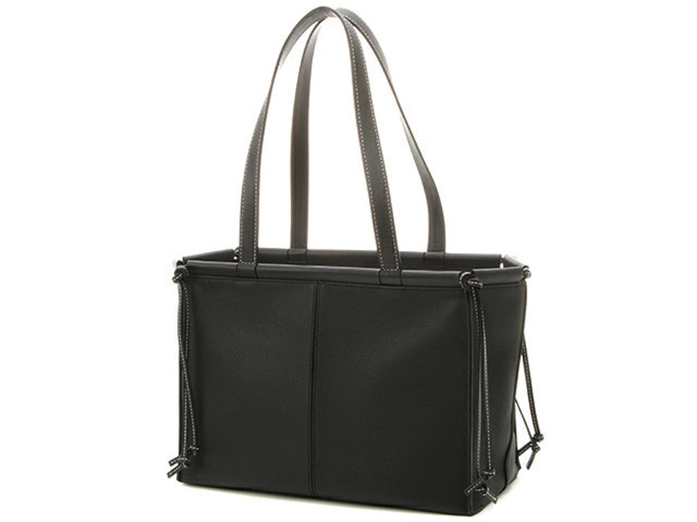 Loewe Tote Bag Cushion Black Leather